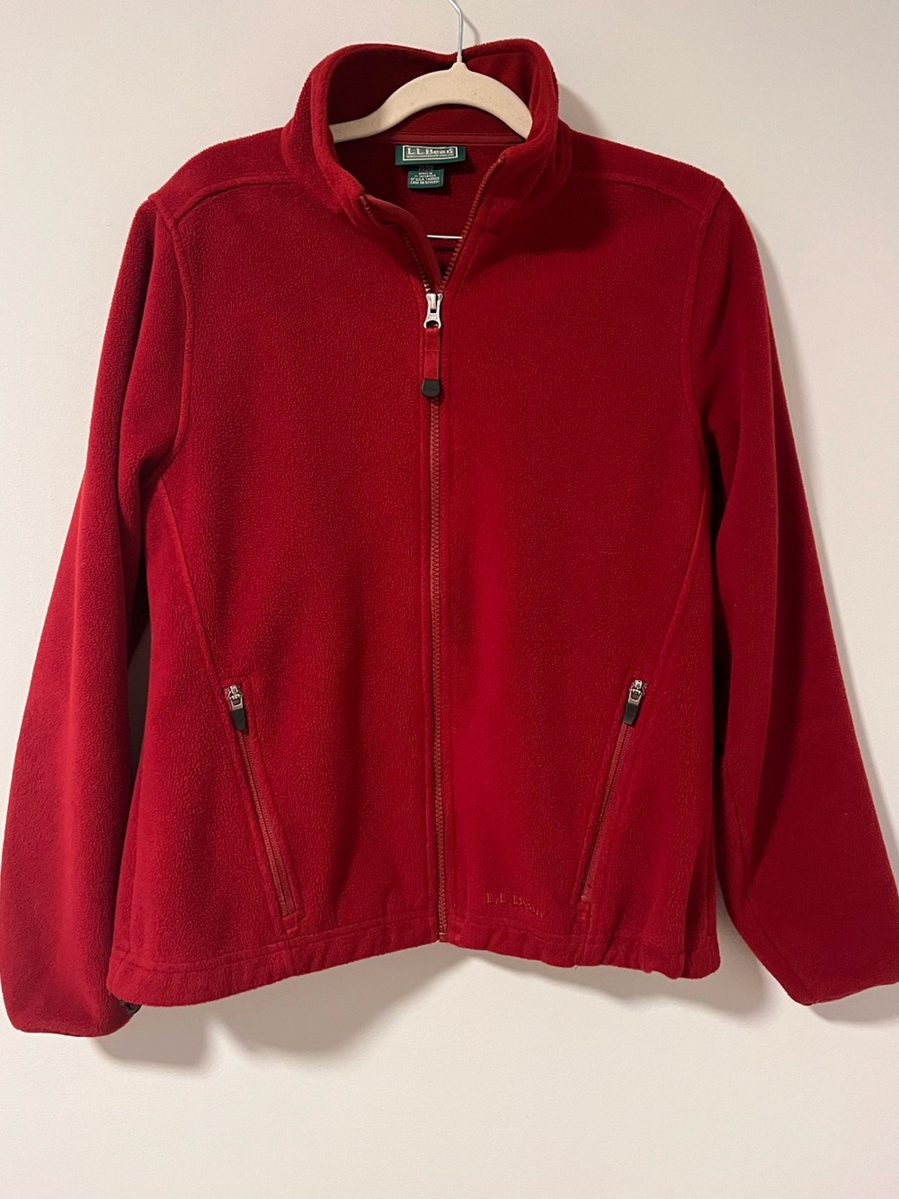 Vintage L.L.Bean Polartec Red Fleece Women’s Jacket